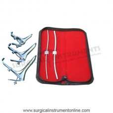 Hegar Uterine Dilator Set of 2 Pieces 3-4 5-6 , Grave Speculum Large,Medium,Small